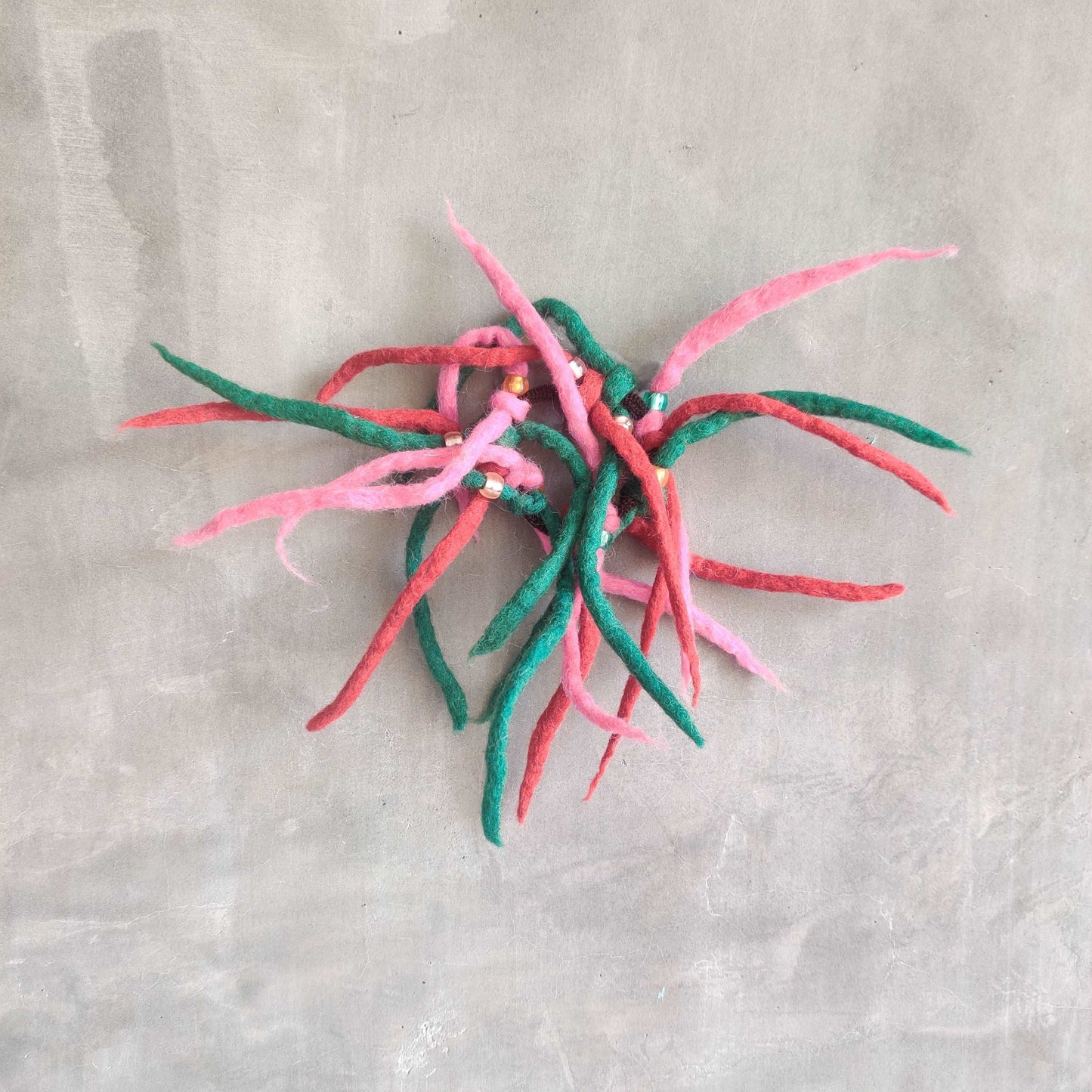 Dreadlock Felt Rubberband