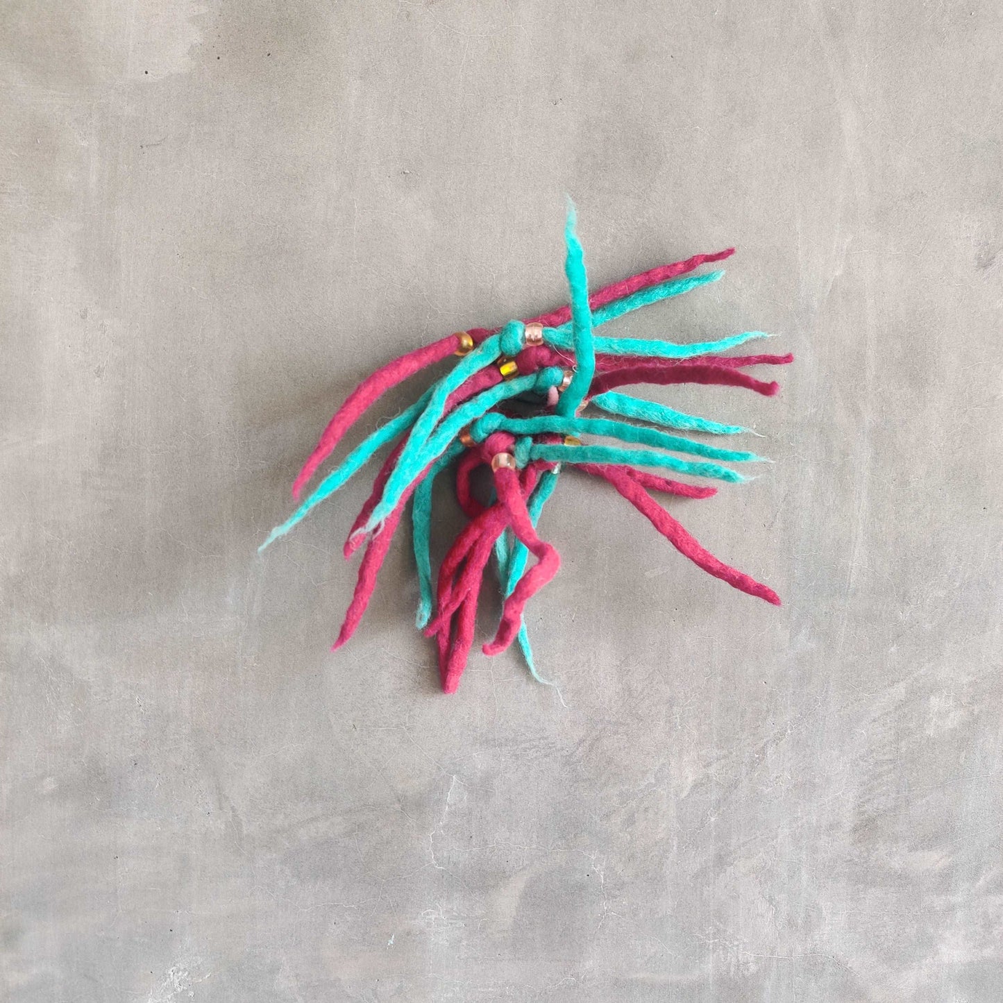 Dreadlock Felt Rubberband