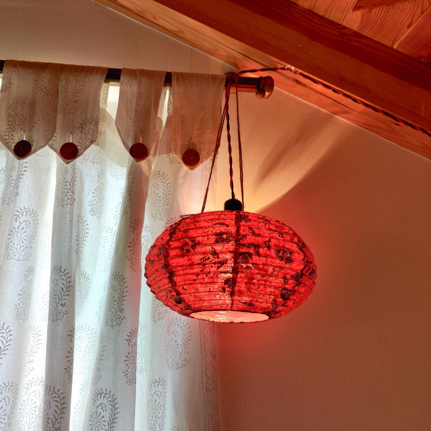 Button Lamp Shade