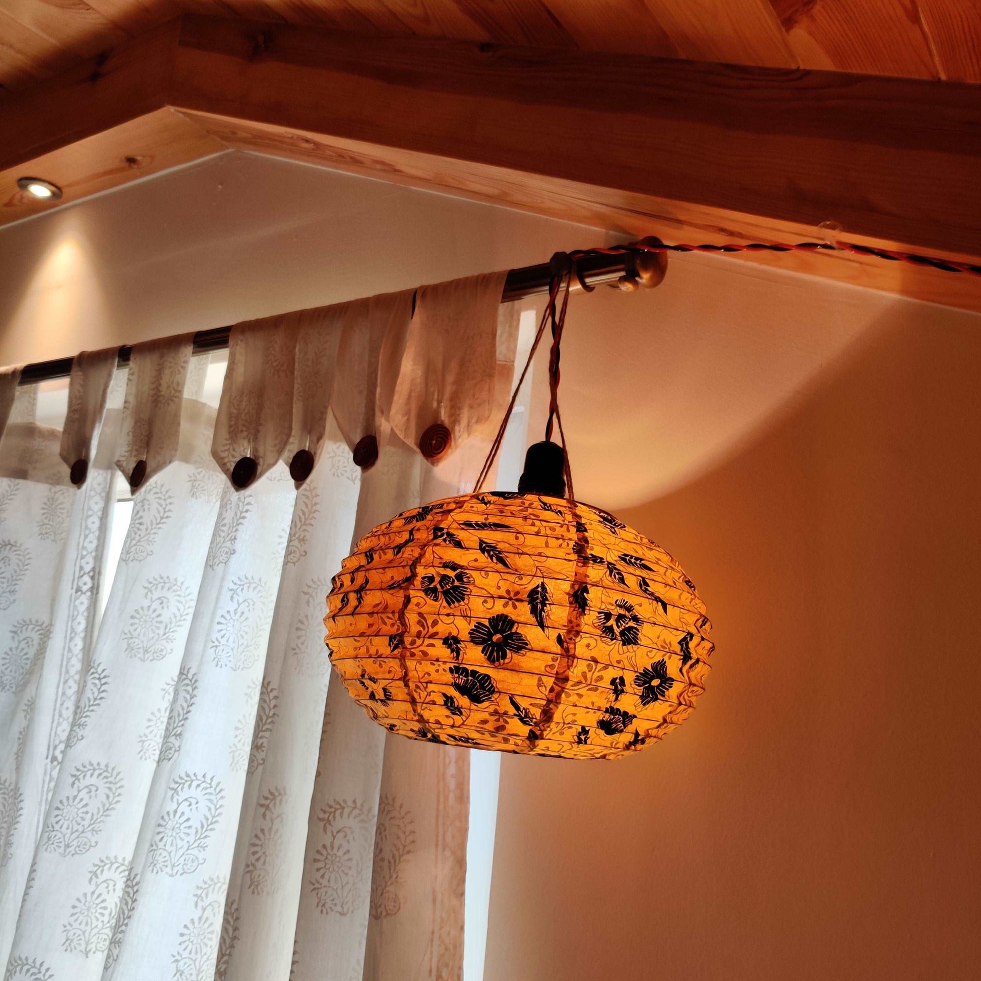 Button Lamp Shade