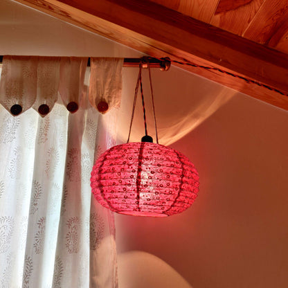 Button Lamp Shade