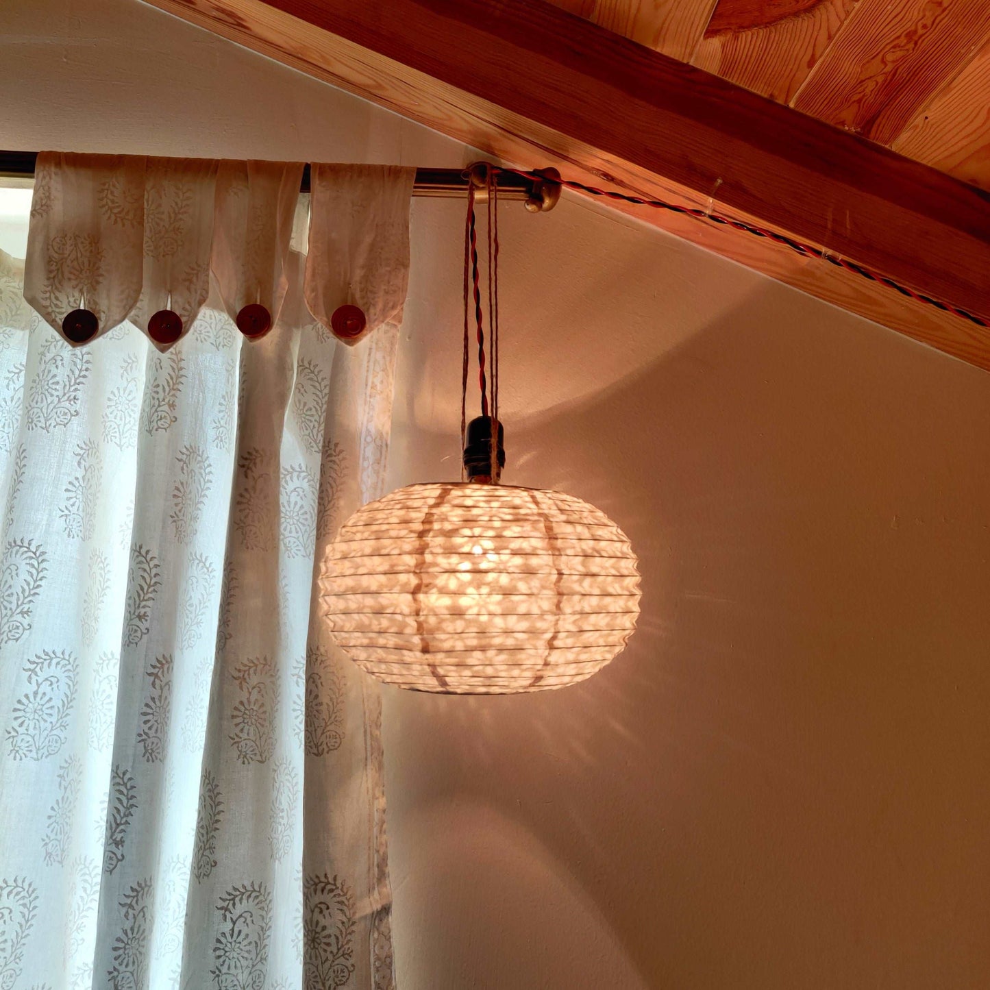 Button Lamp Shade