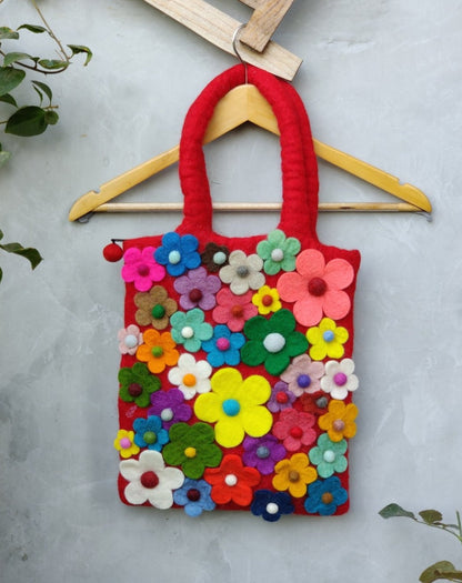 Flower Cluster Hand Bag