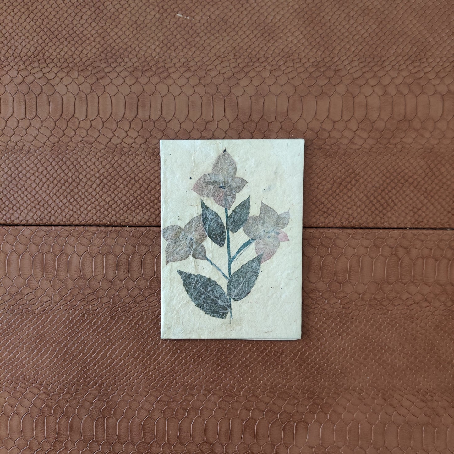 Natural Embossed Greeting Card