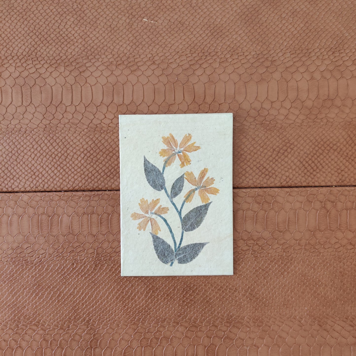 Natural Embossed Greeting Card