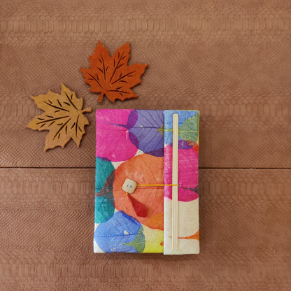 Multi-color Peepal Leaves Journal